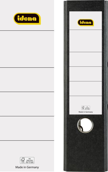 Actual product image Idena Back labels 8cm sk short white 10 pcs FSC-Mix