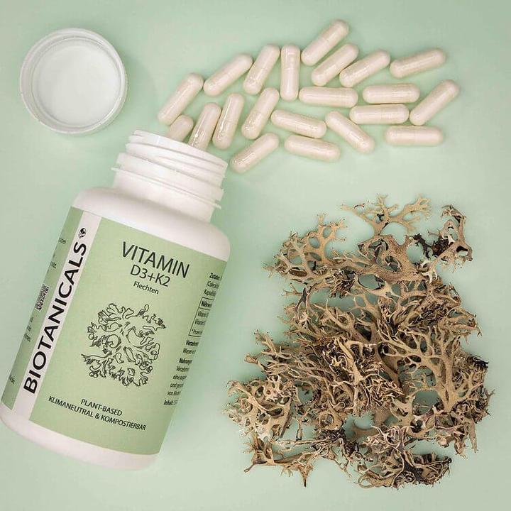 Immagine prodotto Biotanicals Vitamina D3 + K2 150 capsule (150 Pezzo/i, Pillole, 86 g)