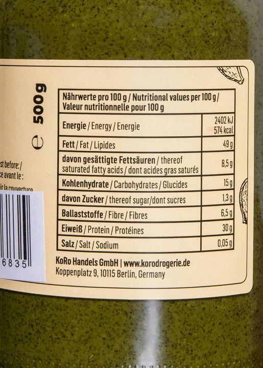 Produktbild KoRo Kürbiskernmus aus gerösteten Kürbiskernen (6000 g)