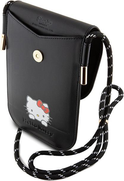 Produktbild Hello Kitty PU Smooth Leather Crossbody Case - black