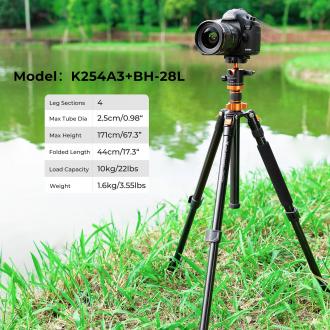 Immagine prodotto K&F Concept Monopiede Statyw Alluminio/Magnez 175/185cm / KF09.089