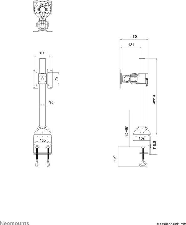 Produktbild Neomounts Fpma-D965 (Tisch, 30")
