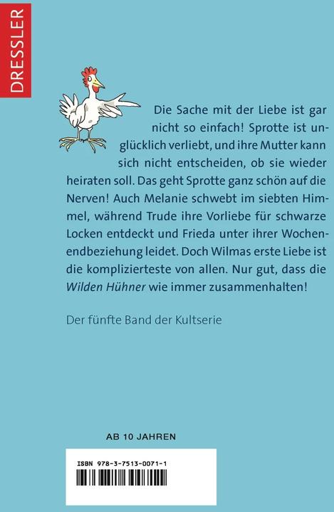 Image du produit Die Wilden Hühner 5. Die Wilden Hühner und die Liebe (Allemand, Cornelia Funke, 2022)