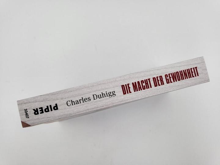 Produktbild Die Macht der Gewohnheit (Deutsch, Charles Duhigg, 2013)