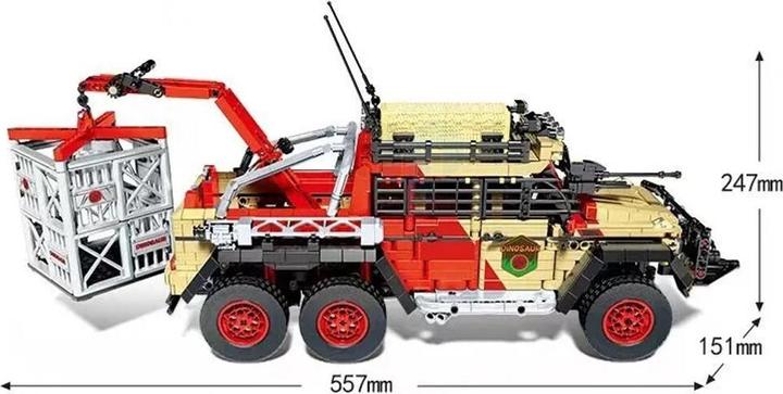 Produktbild Sembo 701039 - 6x6 Jeep (RC) (2453 Teile)