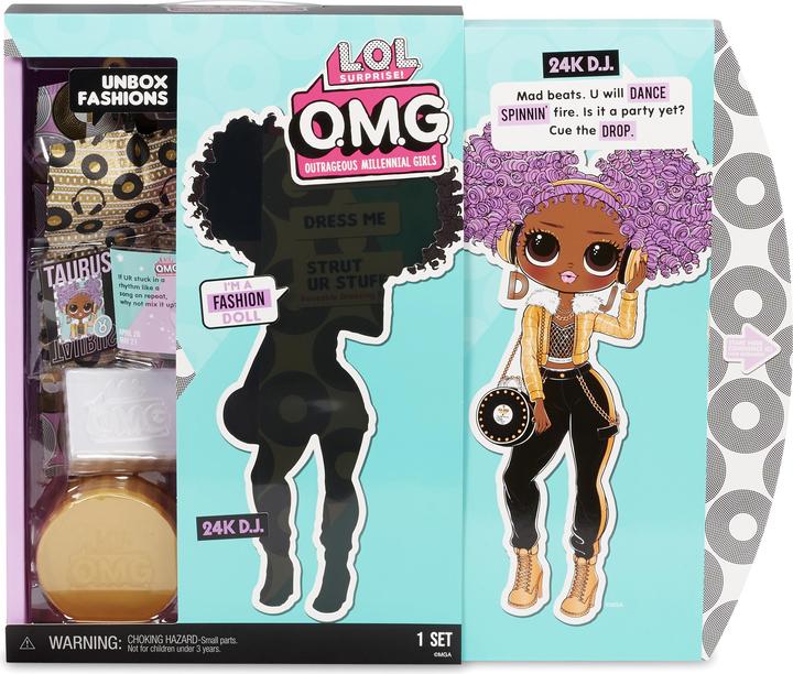 Produktbild MGA L.O.L. Surprise OMG 3.8 Doll 24K D.J.