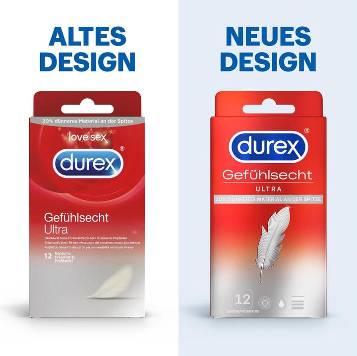 Actual product image Durex Sensitive Ultra (12 pcs.)