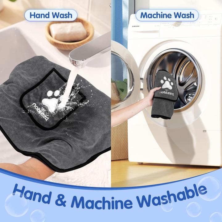 Actual product image Nobleza Set of 2 dog towels (Dog)