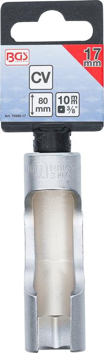 Produktbild BGS Spezial-Steckschlüssel-Einsatz, geschlitzt Antrieb Innenvierkant 10 mm (3/8") SW 17 mm (17 mm)