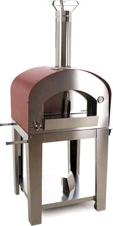 Produktbild Seven Italy Persefone OutdoorGasofen mit WagenRot (Pizzaofen Gas)