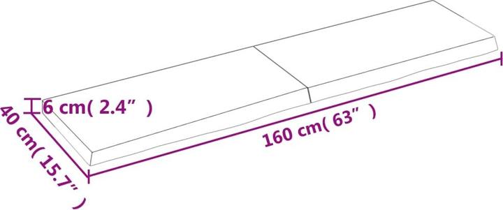 Produktbild VidaXL Emerald (160 x 40 x 6 cm)