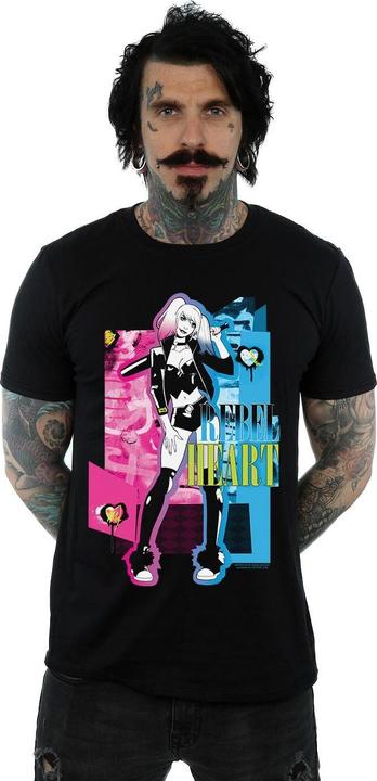 Immagine prodotto Harley Quinn Rebel Heart Maglietta Uomo (M)