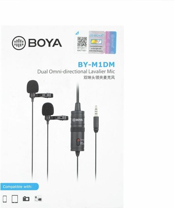Produktbild Boya BY-M1DM Dual Lavalier