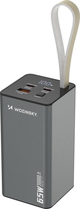 Produktbild Wozinsky Powerbank K65+ 65W 30000mAh 2x USB-C, 1x USB-A 65W - black (30000 mAh, 65 W, 65 Wh)