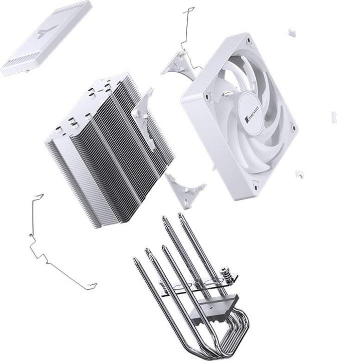Image du produit Jonsbo CR-1000 EVO Refroidisseur de CPU, ARGB - blanc (154 mm)