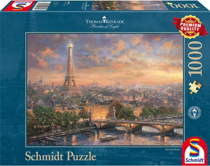 Produktbild Schmidt Spiele Paris Stadtr Liebe (1000 Teile)