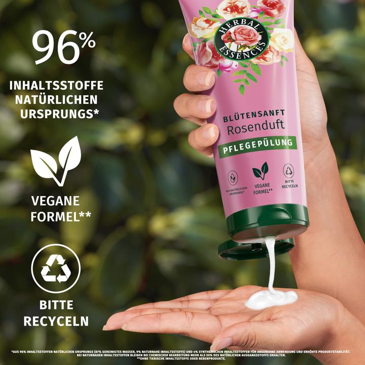 Image du produit Herbal Essences Doux comme une fleur avec un parfum de rose (250 ml)