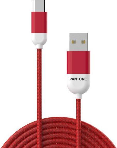 Produktbild Celly USB TO USBC PANTONE RED CABLE PT-TC001-5R1 (1.50 m, USB 2.0)