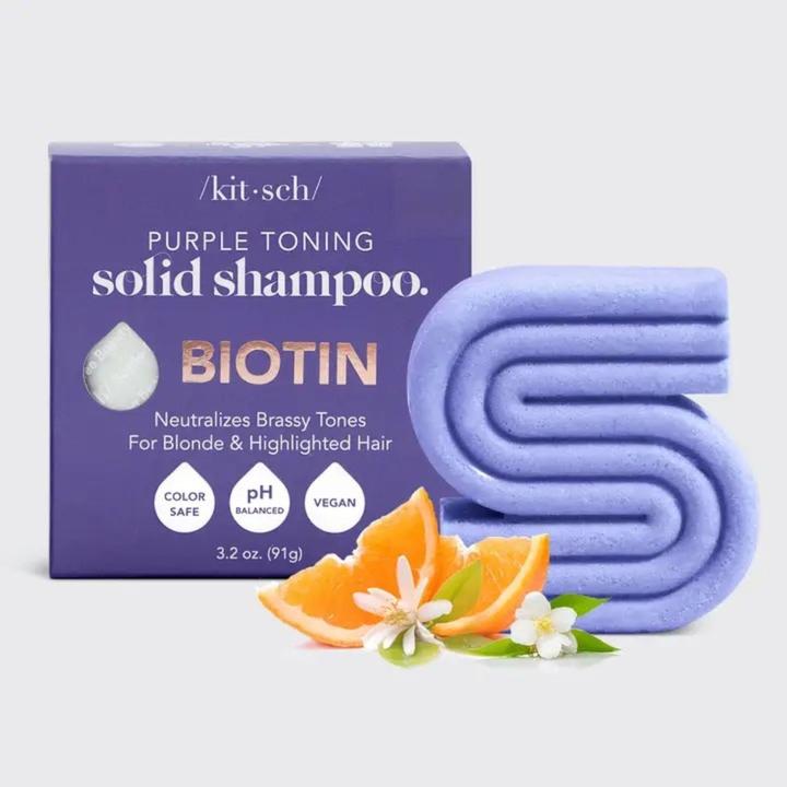 Produktbild Kitsch Purple Toning Biotin (Festes Shampoo)