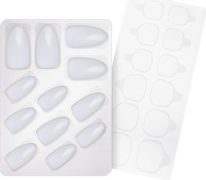 Actual product image essence Nails in style 15 (Artificial nails, White)