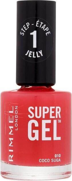 Rimmel London SUPER GEL esmalte de uñas #10-Coco Suga 12 ml (Gel-Effekt Nagellack)