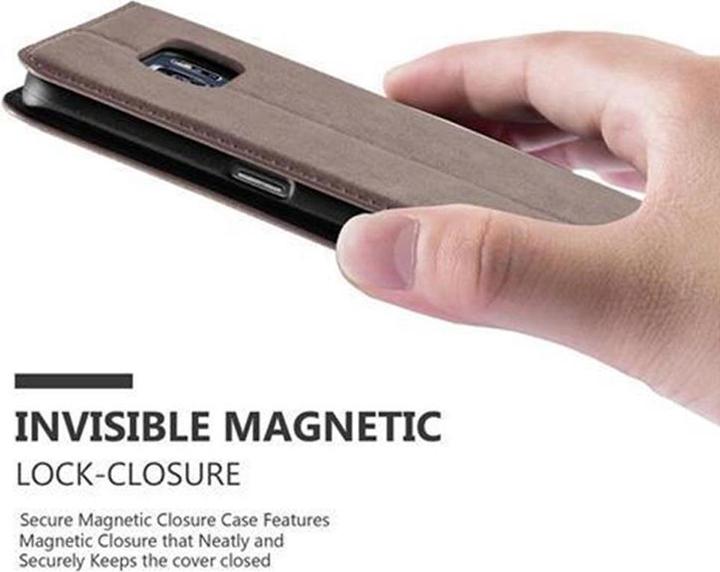 Actual product image Cadorabo Book Invisible Magnet Cover (Samsung Galaxy S6 Edge)