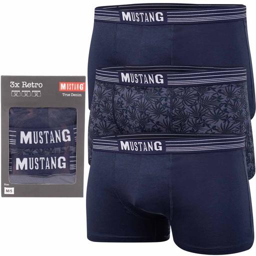 Mustang Herren-Boxershorts im 3er-Pack (M, 3er Pack)