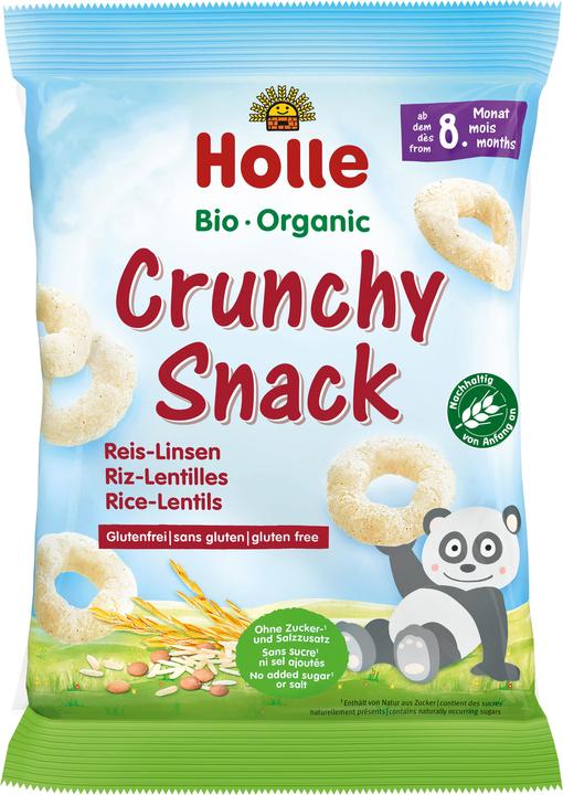 Actual product image Holle Bio-Crunchy Snack Reis Linsen (25 g)
