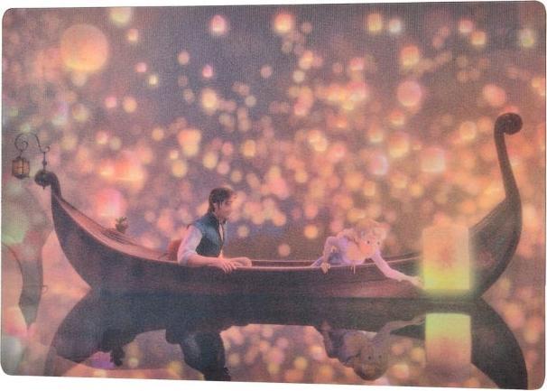Produktbild Disney Rapunzel & Flynn Rider Postkarte Kanu Lentikular (1 Stk.)