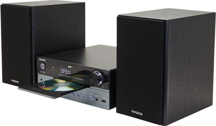 Produktbild Aiwa MSBTU-700 mikrojärjestelmä, hopea (Bluetooth, CD Player, 1x 25 W)
