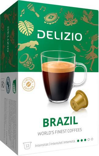 Image du produit Delizio World's Finest Coffee Brazil (12 x Port.)
