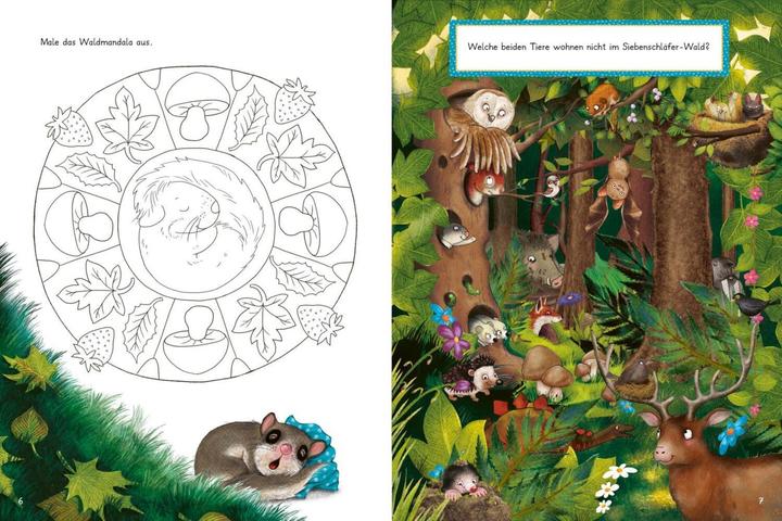 Produktbild Der kleine Siebenschläfer: Mein Rätselschatz (Deutsch, Sabine Bohlmann, Kerstin Schoene, Silke Reimers, 2023)