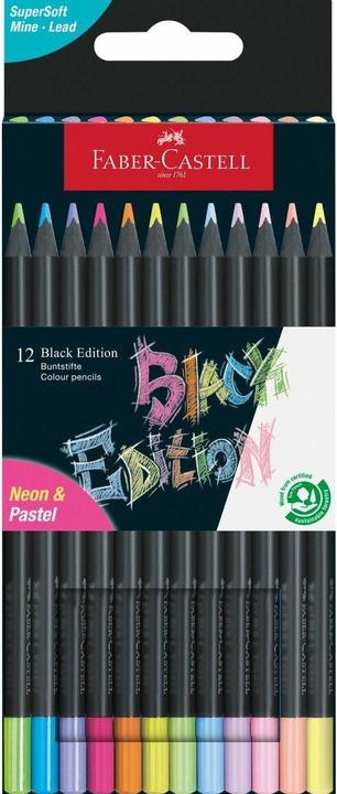 Produktbild Faber-Castell Black Edition (Mehrfarbig, 12 x)