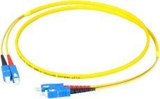 Produktbild EFB Elektronik Duplex Jumper SC-SC 9/125µ, OS2, LSZH, gelb, Flat Twin 3x5mm, 40m (S/UTP, CAT6, 40 m)