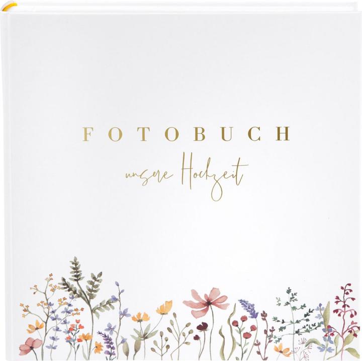 Actual product image Goldbuch Blütenliebe 30x31 60 weisse Seiten Hochzeit 08044 (30 x 31 cm)