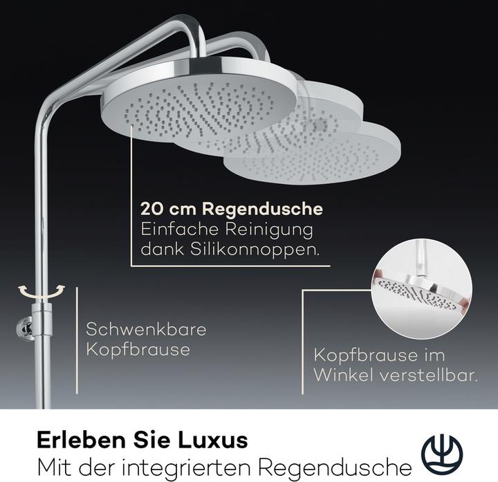 Actual product image Kludi X3 Shower system with thermostat