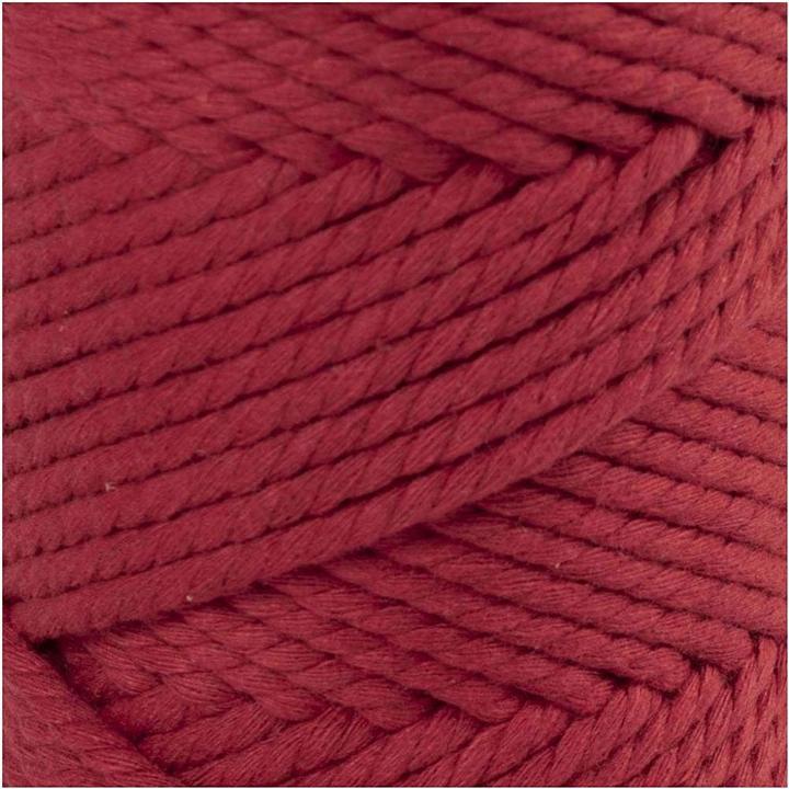 Produktbild Creativ Company Baumwollgarn Macramé Kordel Rot (55 m)