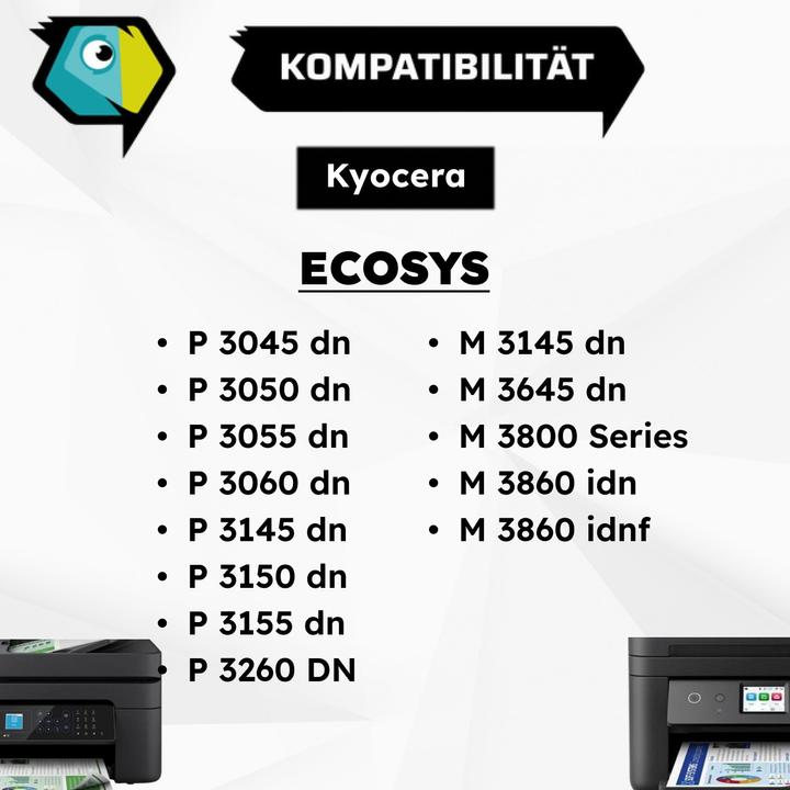 Actual product image Inkadoo Toner compatible to Kyocera 1T02T90NL0 / TK-3160 Toner, black Black (FC)