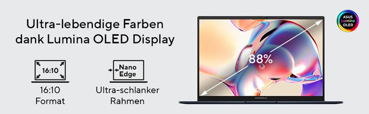 Actual product image ASUS Zenbook 14 (14", Intel Core Ultra 7 255H, 32 GB, 1000 GB, DE)