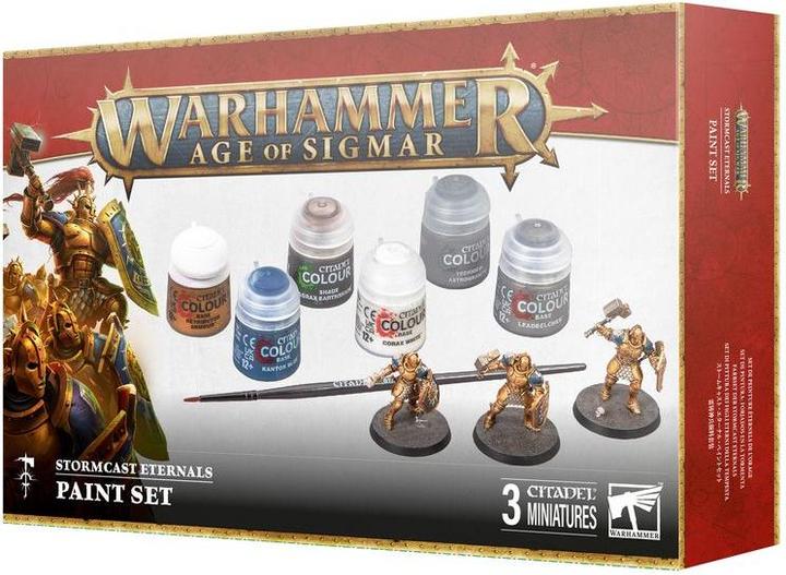 Image du produit Games Workshop Warhammer AoS - Citadel Stormcast Eternal Paint Set (V.4) (Matières plastiques)