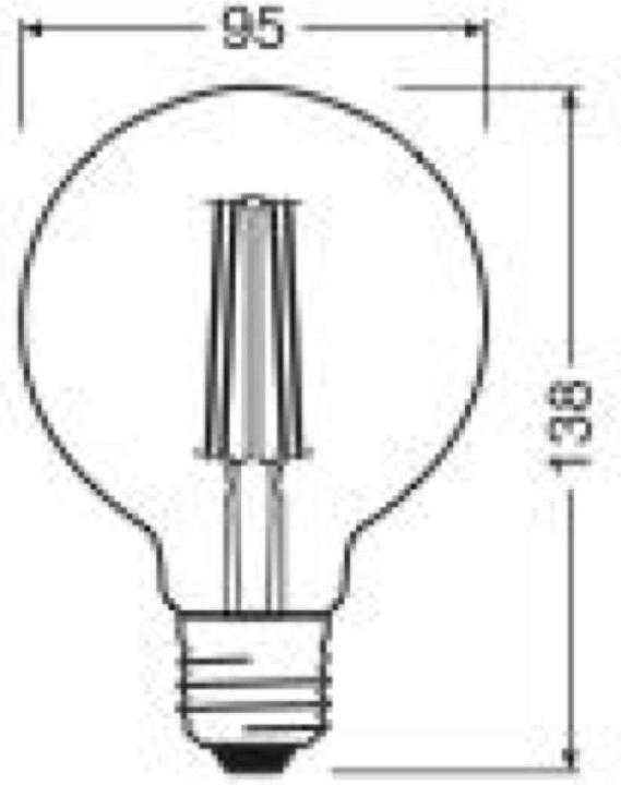 Produktbild Osram Vintage 1906 (E27, 6.50 W, 725 lm, 2 x, E)