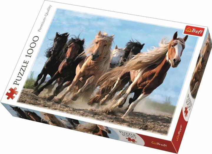 Actual product image Trefl Puzzle The Galloping Horses 1000 pieces (1000 pieces)
