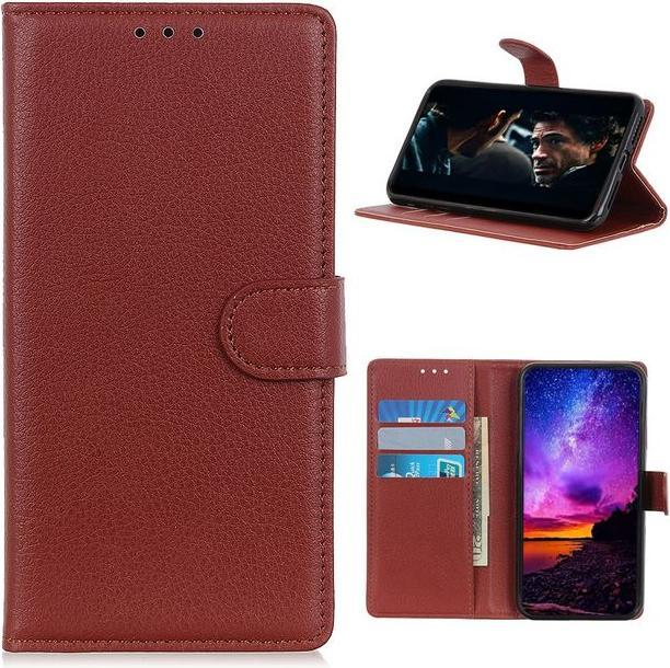 Produktbild MU Classic Litchi Leder Bookcover Series (Realme 7)