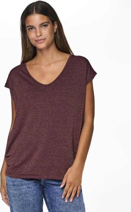 Image du produit Pieces Pcbillo Tee Lurex Stripes Noos Bc (S)