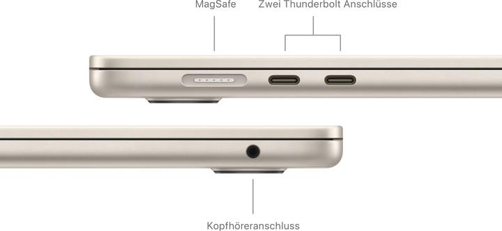 Produktbild Apple MacBook Air – 2024 (15", M3, 16 GB, 256 GB, CH)