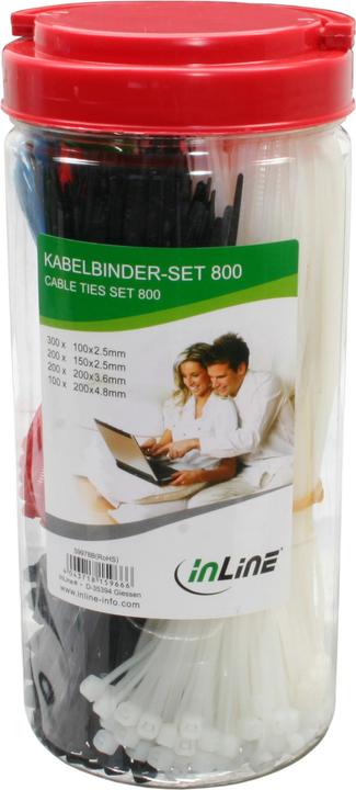 InLine Kabelbinder (Packung mit 800) (Kunststoffkabelbinder, 800 Stk.)