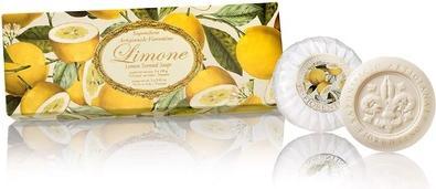 Saponificio Artigianale Fiorentino Fiorentino Citrus Handgemachte italienische Seife Rund 99,8g 3er Pack (Seifenlotion)