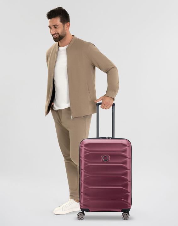 Immagine prodotto Delsey Meteor 4 Rollen Trolley 68 cm mit Dehnfalte (76 l, M (50 - 90l))