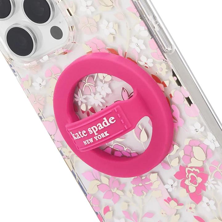 Immagine prodotto Kate Spade Magnetischer Schlaufengriff – MagSafe Fingergriff (Pom Pom Pink)