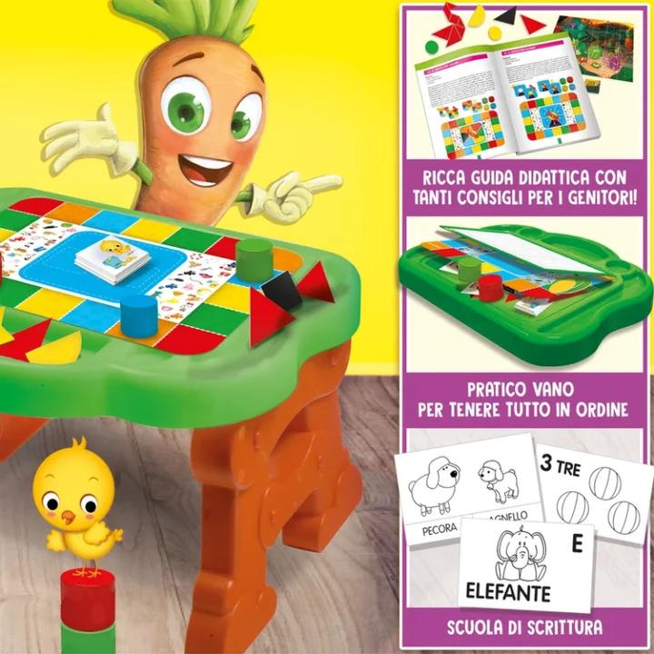 Immagine prodotto Lisciani Carotina Tavolino Molto Attivo 30 Giochi Nuova Edizione